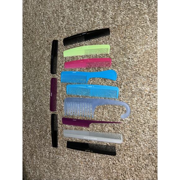 Conair Other - Lot of 12 Combs Conair, Cleopatra, Starflite Pocket Detangler Cutting Hair